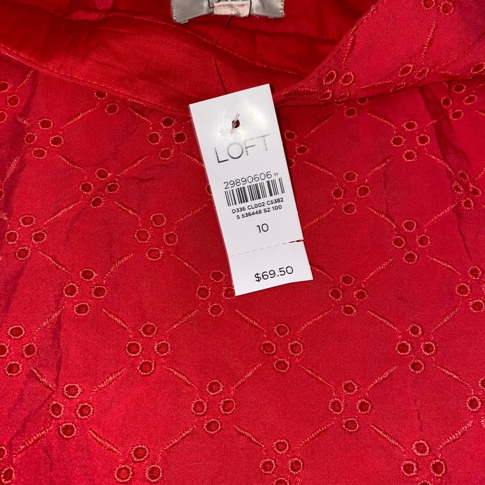 Loft Eyelet Mini Skirt